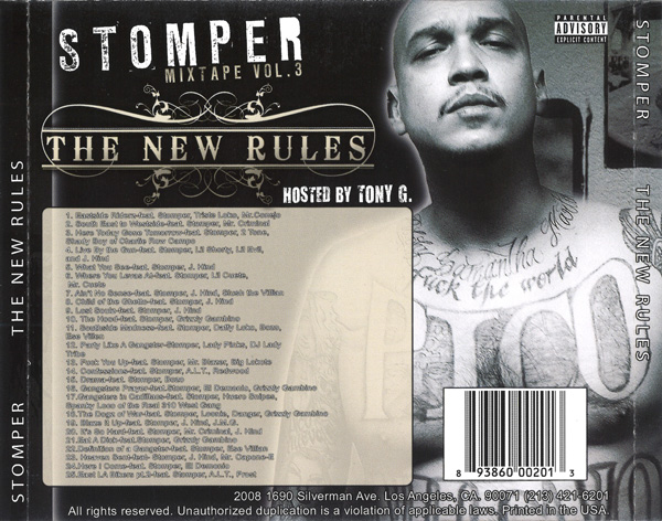 Stomper - Mixtape Vol. 3... The New Rules Chicano Rap